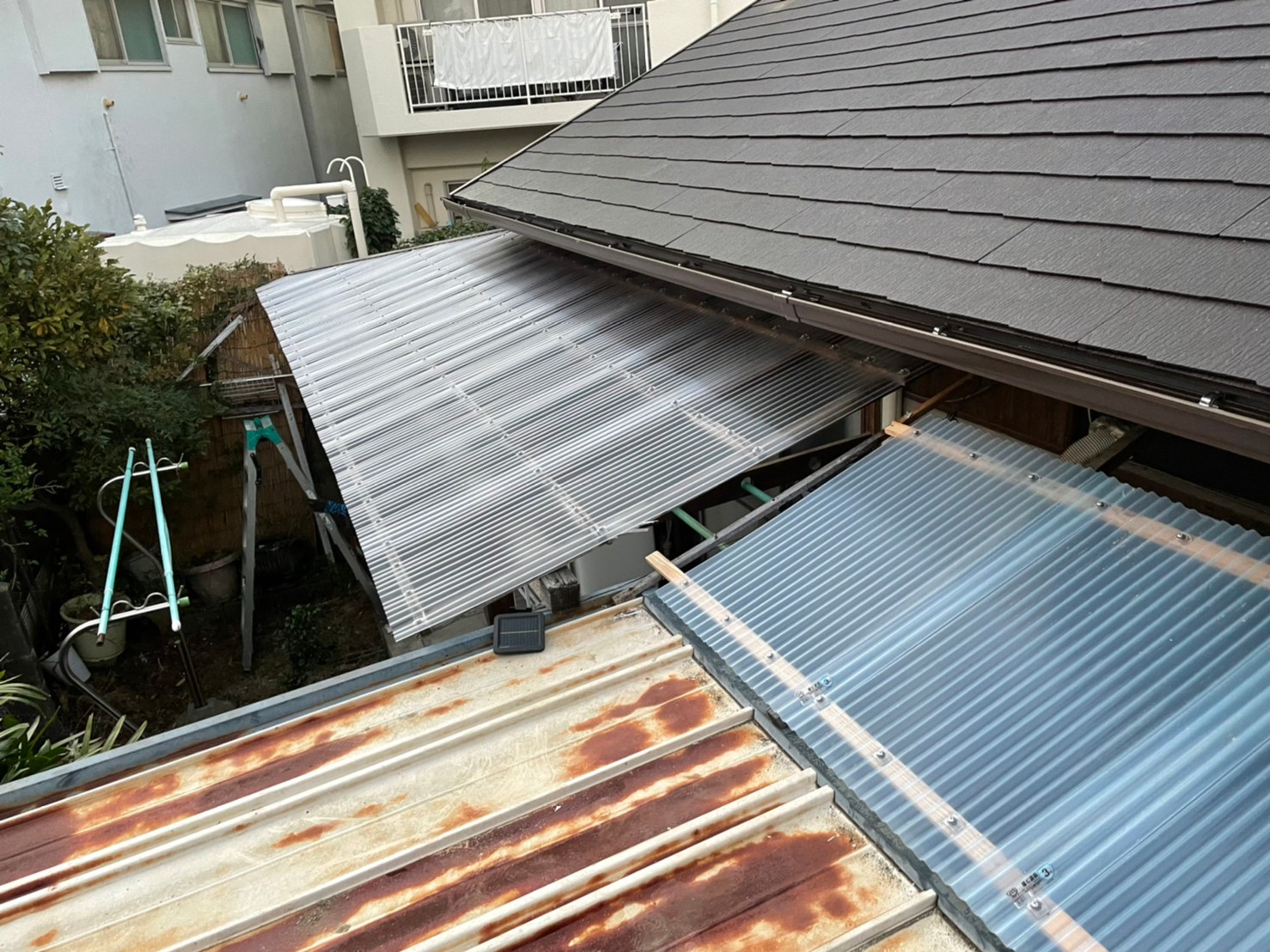 150.180　そば処　大豪庵　波板交換